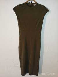 Сукня H&M колір хакі XS