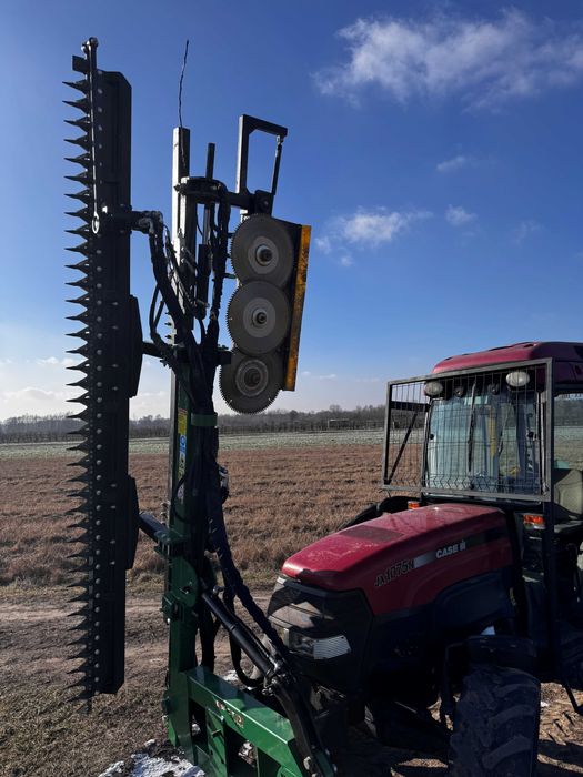 Cięcie mechaniczne drzew. Listwa sadownicza