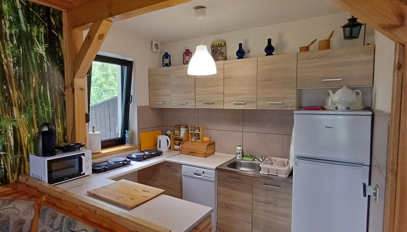 6 osób lub więcej  domek nad Jeziorem Kalwa gm. Pasym 50 m od jeziora
