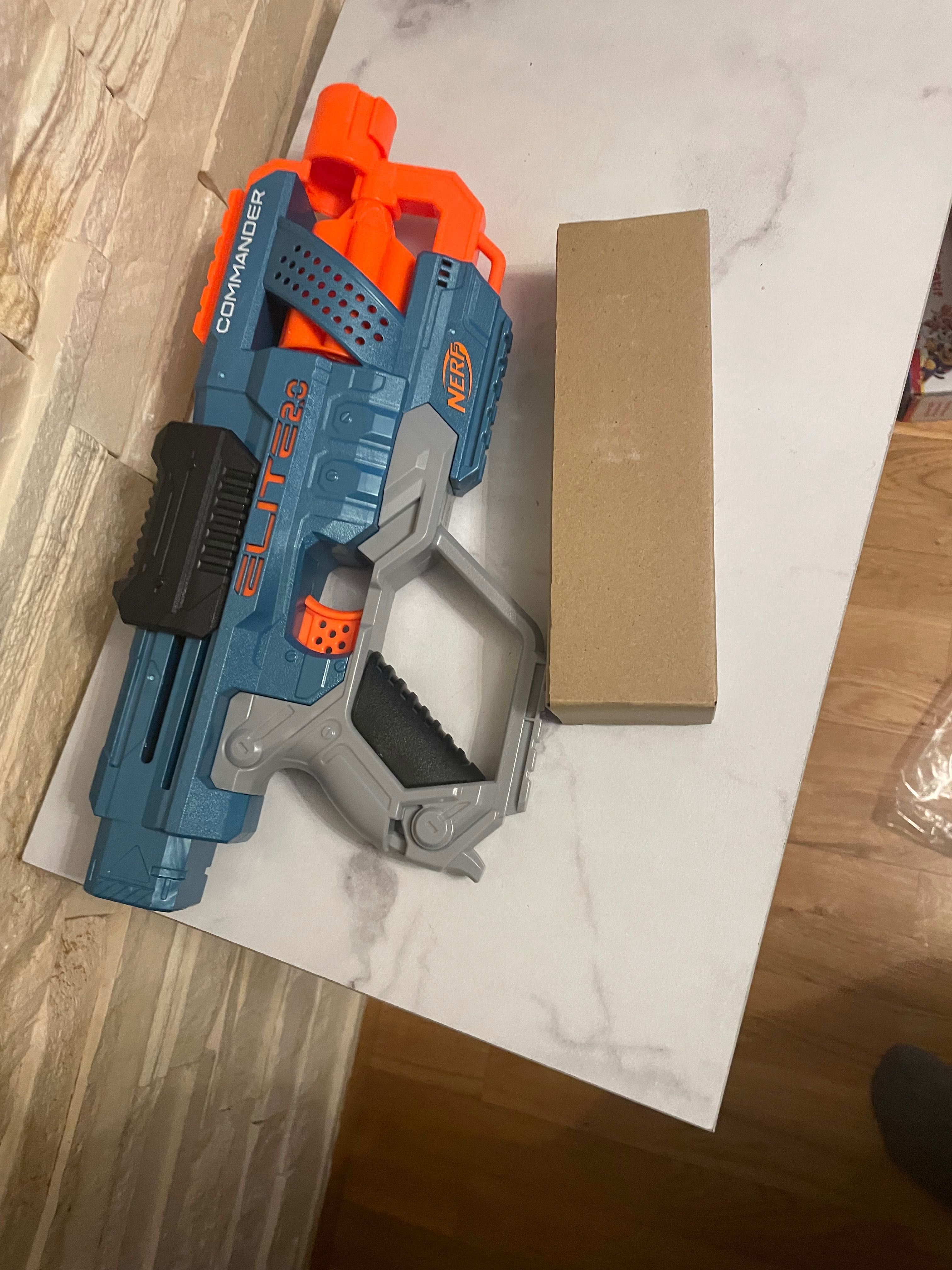 Pistolet nerf elite 2.0 commander karabin + strzałki