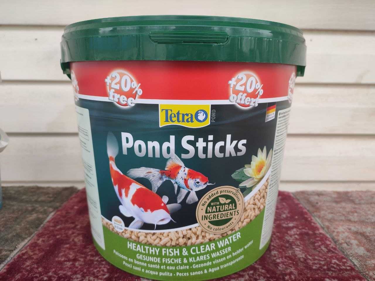 Корм для прудовых рыб Tetra Pond Sticks, KOI Sticks 4, 10, 25, 50L
