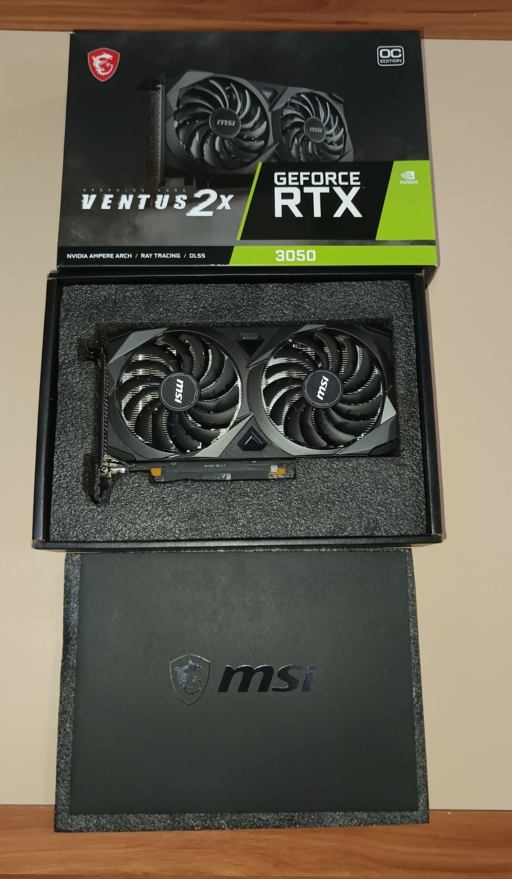 Видеокарта MSI GeForce RTX 3050 VENTUS 8G OC