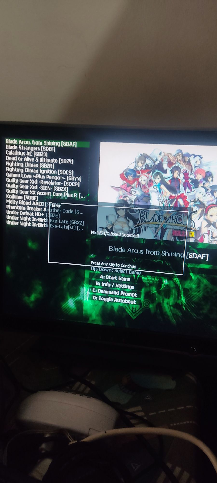 Sega Ringedge2 com multi jogos instalado