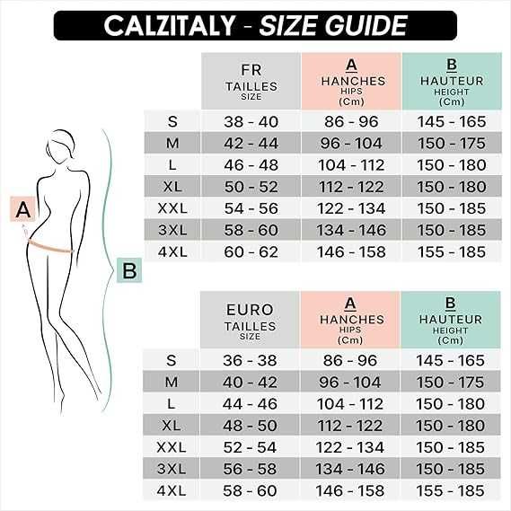 CALZITALY rajstopy r. S uciskowe beżowe matowe 1 para NOWE s488