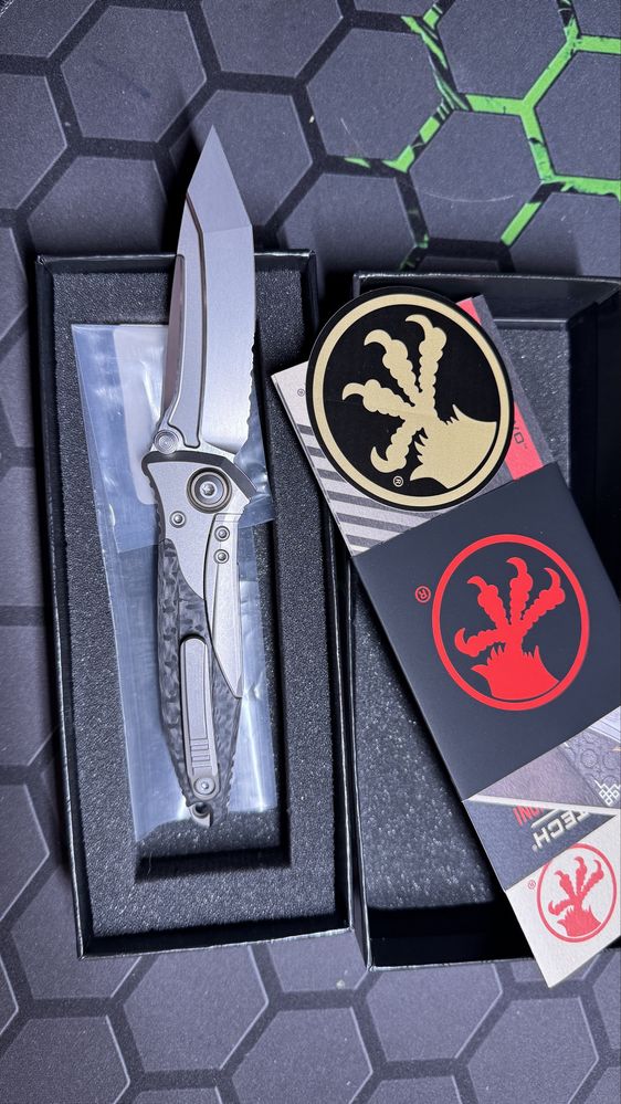 Microtech Socom Bravo Mini Titanium Tanto M390 261M‑8 CFTI