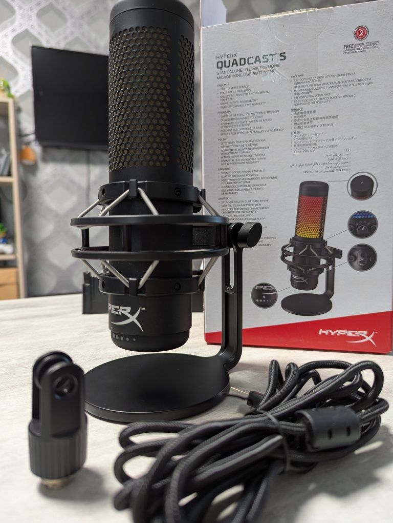 Мікрофон HyperX Quadcast S