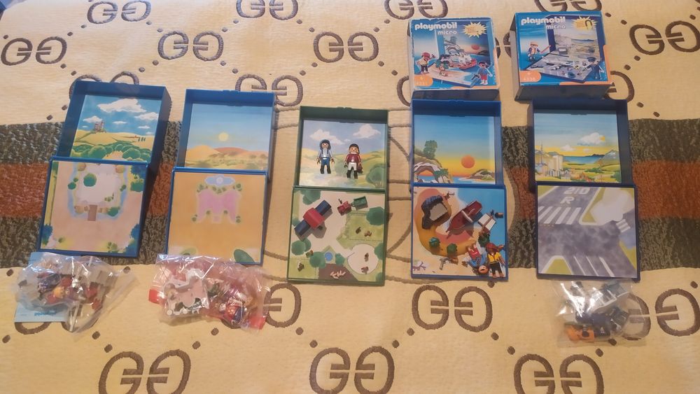 Playmobil 5 sets Caixas micro magnético