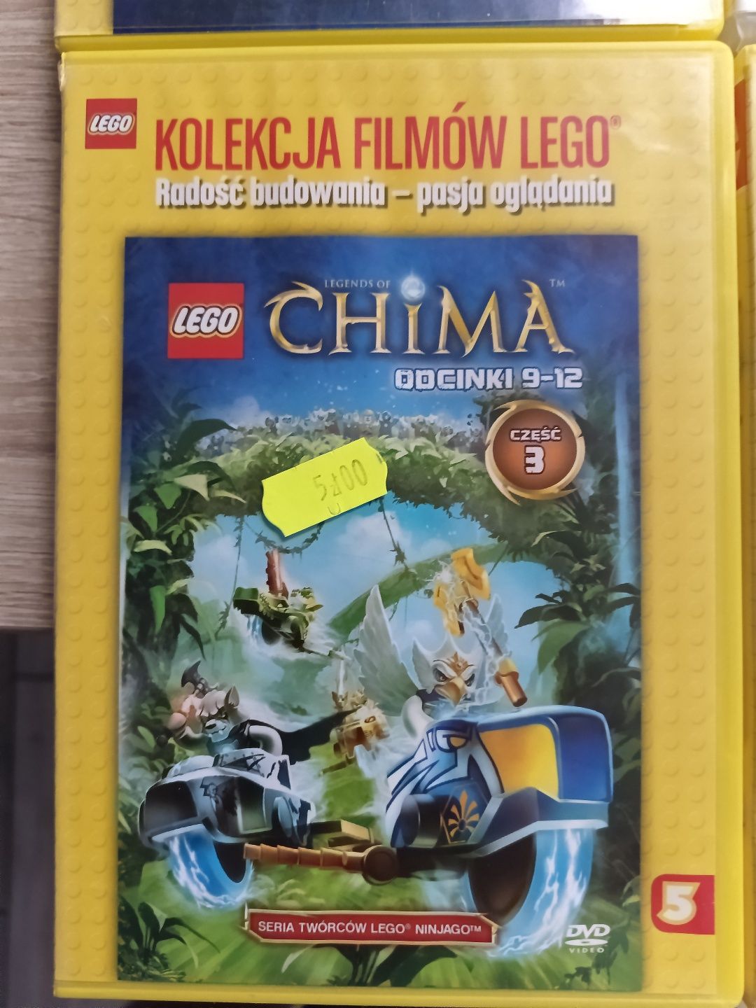 Kolekcja filmów LEGO Chima od 3 do 6. Polecam dvd.