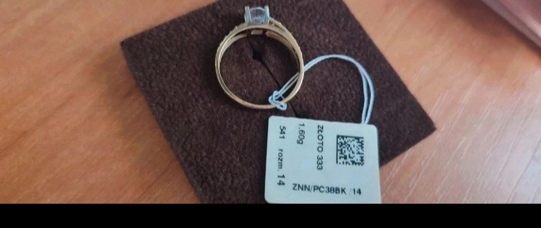 W Kruk pierścionek 333 bicolor