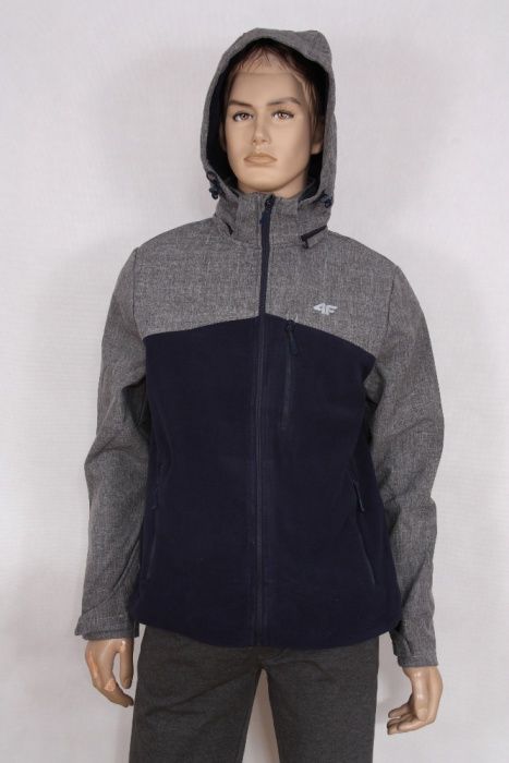 Polar łączony z softshelem 4F granatowy/szary rozmiar L i XL nowy!!