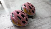 Kaski rowerowe 2 sztuki Btwin 46 53 cm różowy Decathlon