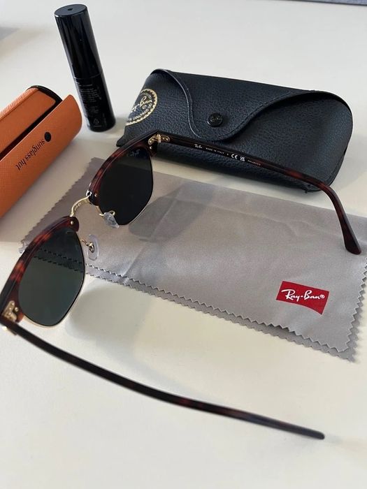 Ray-Ban ClubMaster Classic (Polido Tortoise On Gold)