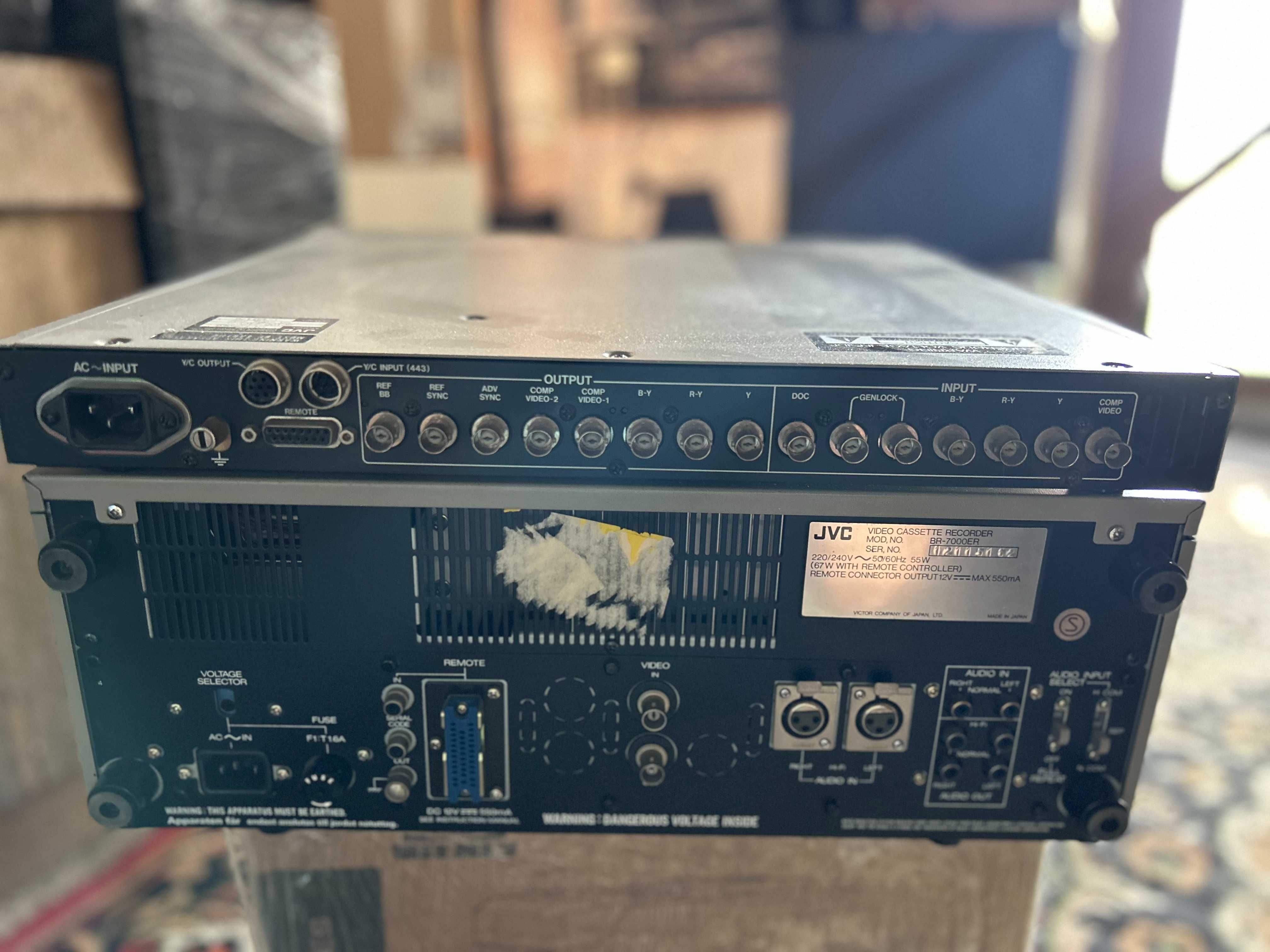 Відеомагнітофон VHS JVC BR-7000ER з Німеччини