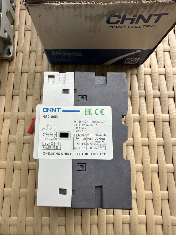 АЗД, Автоматичний вимикач захисту двигуна CHINT NS2-80B 25A-40A