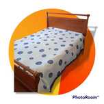 Cama de Casal em Madeira -Pinho Mel + estrado oferta