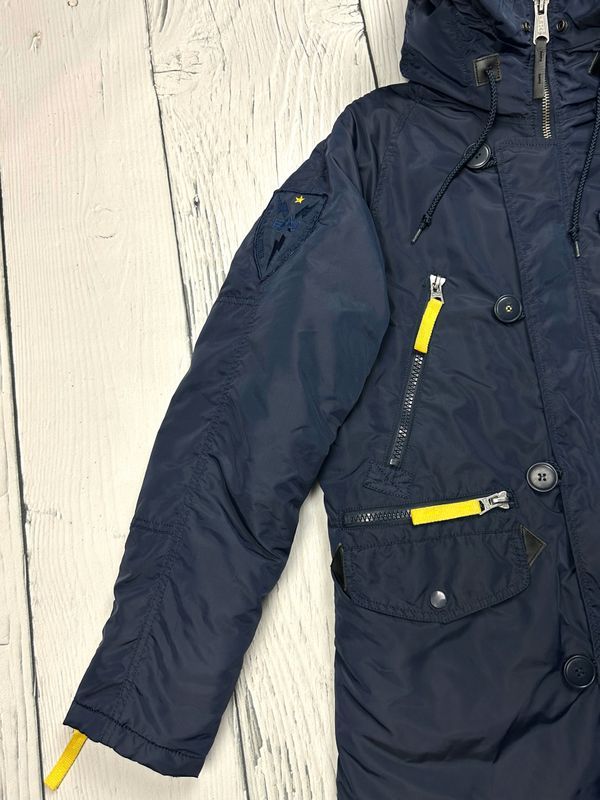 Alpha Industries Pps N3b Nylonowa Zimowa Kurtka Parka Męska Logowana r