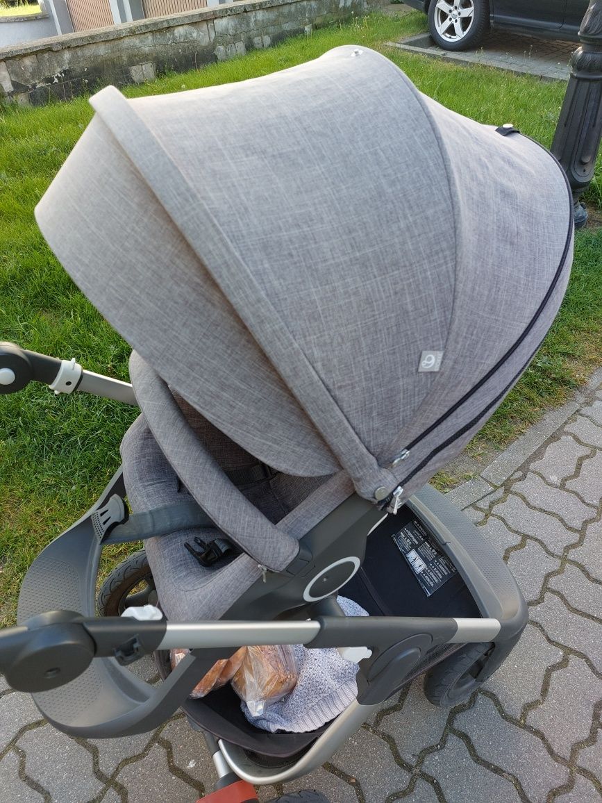 Stokke trialz 2 w 1+ śpiworek i mufka