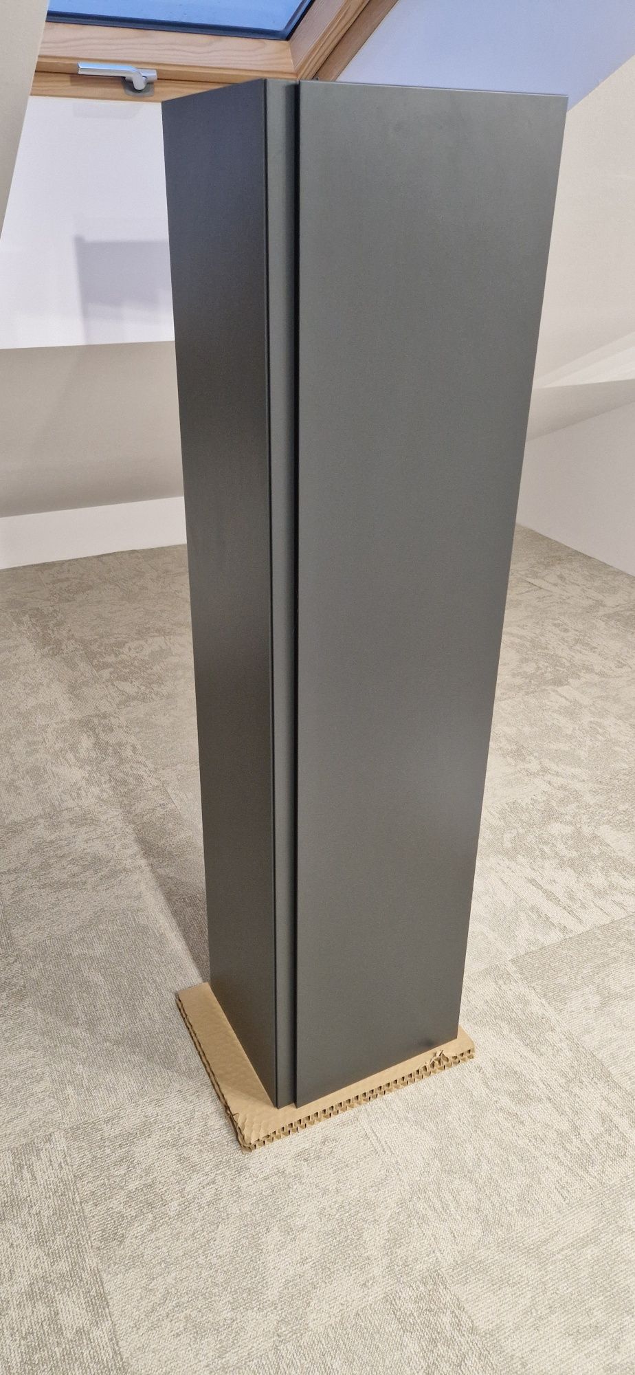 Słupek Łazienkowy Wiszący Moduo 40x160x34 cm antracyt mat s590-070-dsm