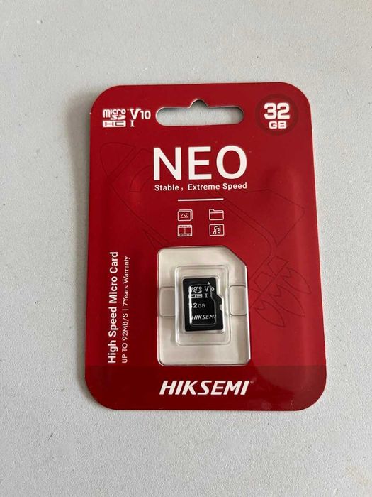 Karta pamięci microSDHC HIKSEMI NEO HS-TF-C1(STD) 32GB 92/15 MB/s C10
