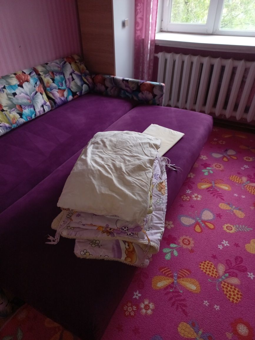 Кроватка дитяча з постіллю, кухня в подарунок