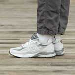 Кросівки New Balance 990 v3 White\Grey (Нью Беланс 990 кроссовки)