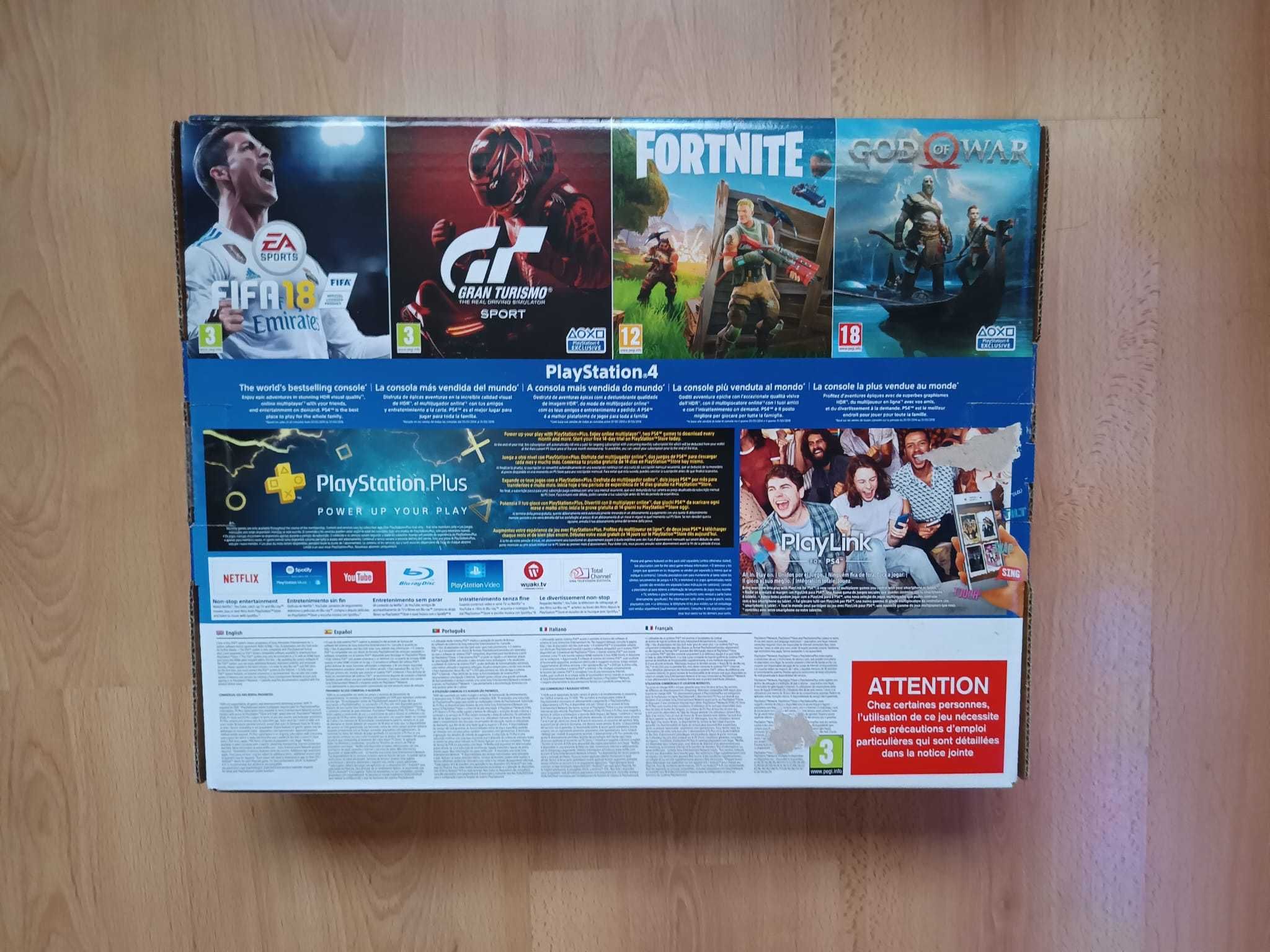 PS4 Slim     1 Comando + Red Dead Redemption 2 + Spider-Man 2018