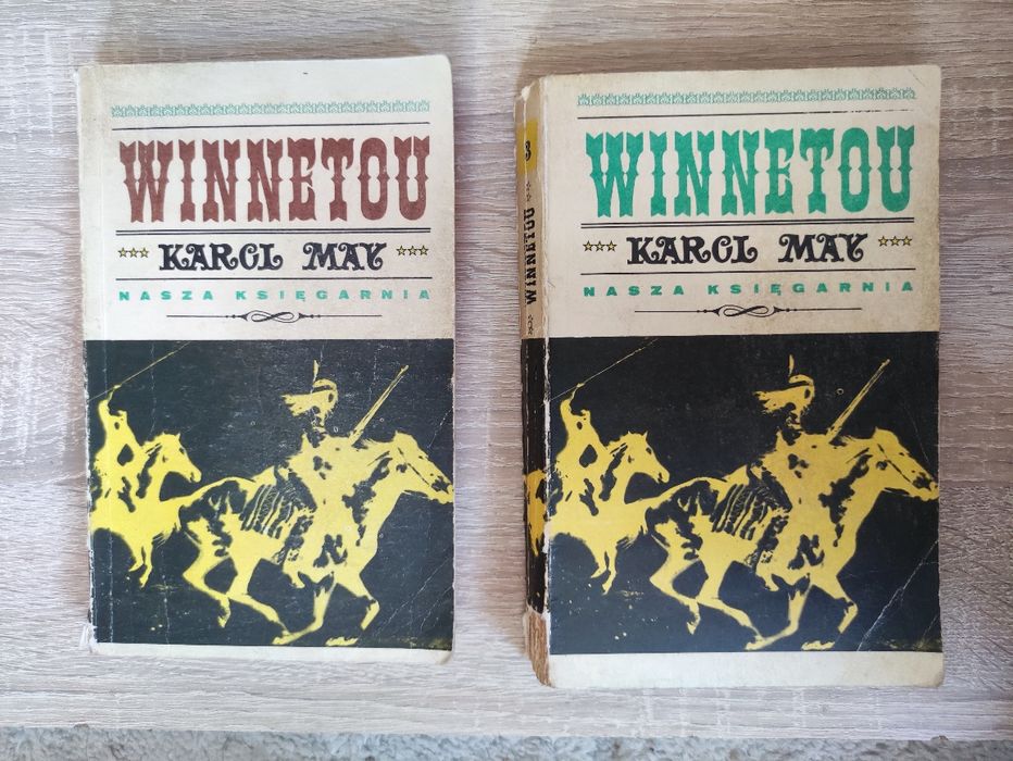 Zestaw 2 książek o Indianach kowbojach Winnetou May