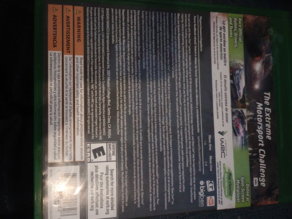 Xbox One WRC 6 gra