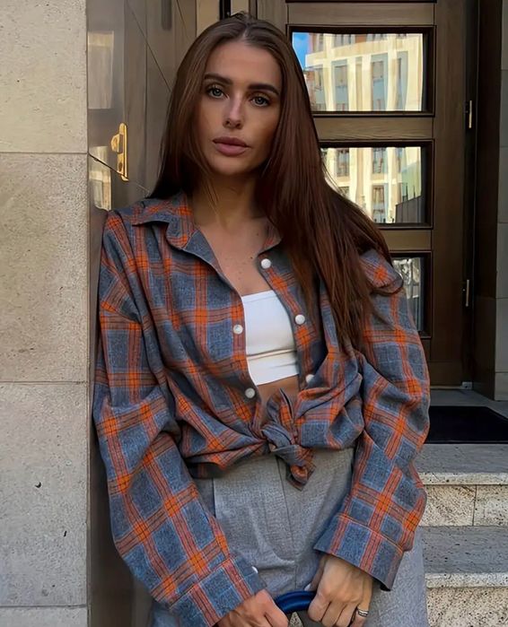 Картата сорочка рубашка в клітинку