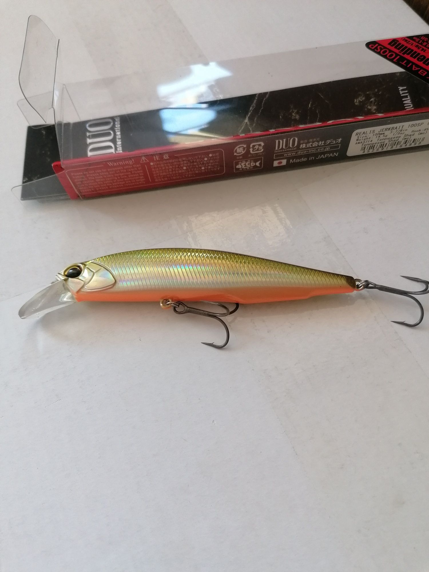 Sandaczowy Wobler duo realis jerkbait 100 sp