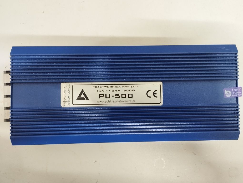 Przetwornica PU-500 12V/24V 500 W