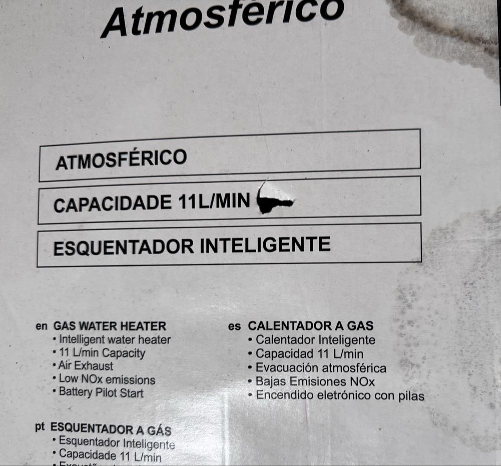 Esquentador Becken Aquasense