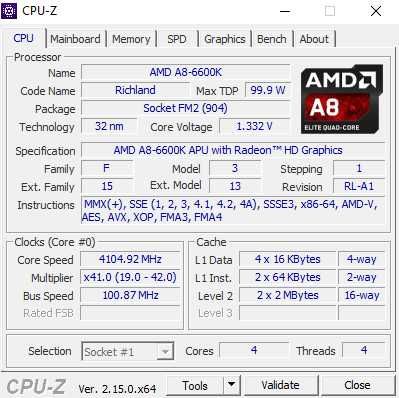 Komputer PC AMD A8-6600K, GTX1050, SSD, win10, F2A88XN-WIFI