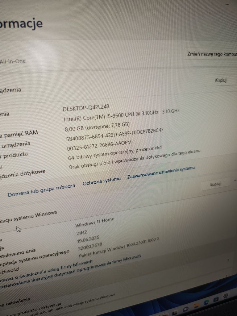 HP Elite one 800 23,8-inG5 AiO
