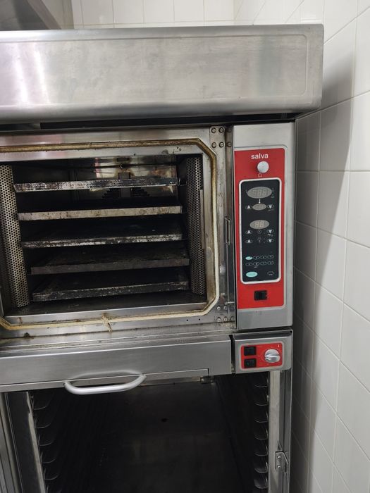 Forno industrial com estufa