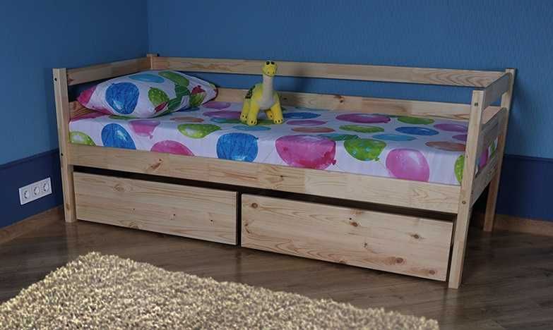 Ліжко натуральна сосна "Сімба" | Оплата при отриманні АКЦІЯ 3750 грн