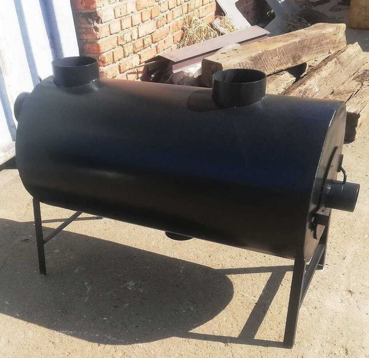 • 5 мм! 12 кВт! ОБДУВ! Печь Буржуйка Булерьян (Булер'ян) | TVOE TEPLO