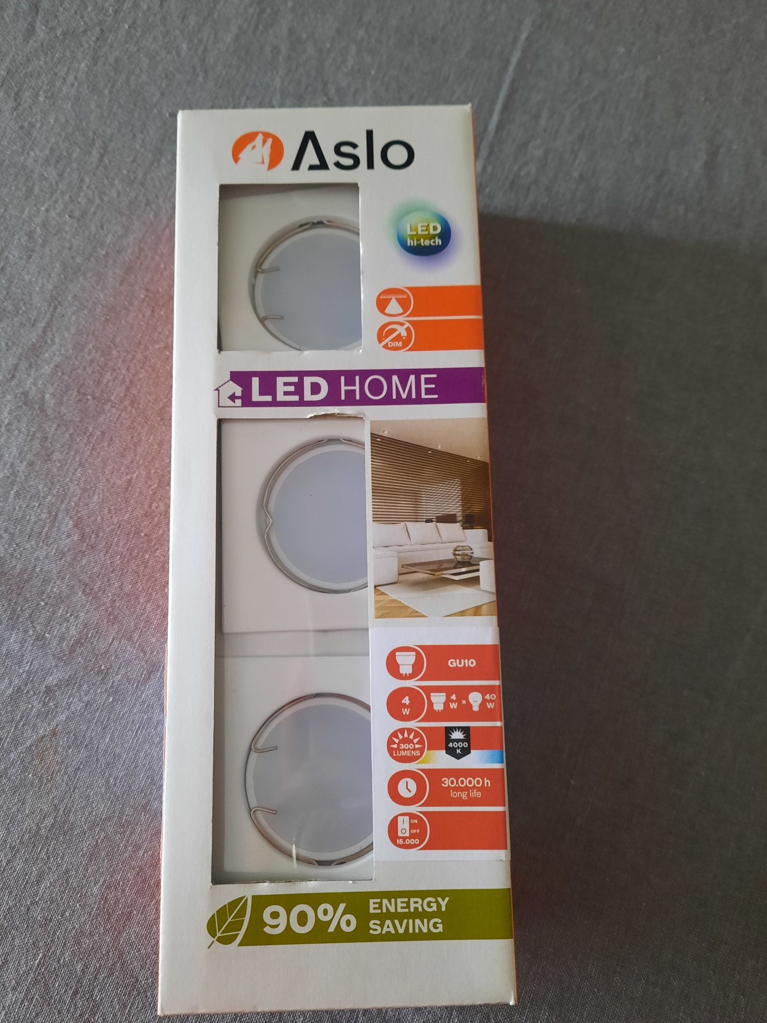 Conjunto 3 focos led