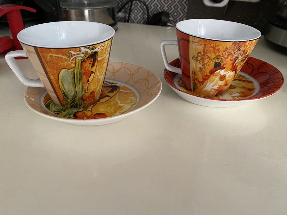 Плрцеляновий набір чашка + блюдце