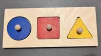 Montessori figury geometryczne - puzzle kształty