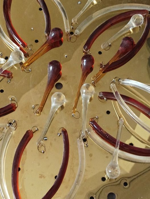 Candeeiro lágrimas de vidro