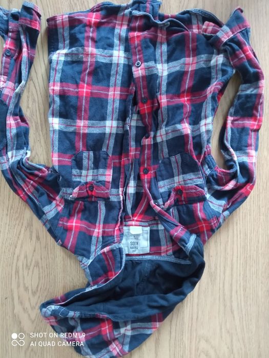 Koszula z kapturem chłopięca 134