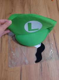 Czapka karnawałowa Luigi z Super Mario