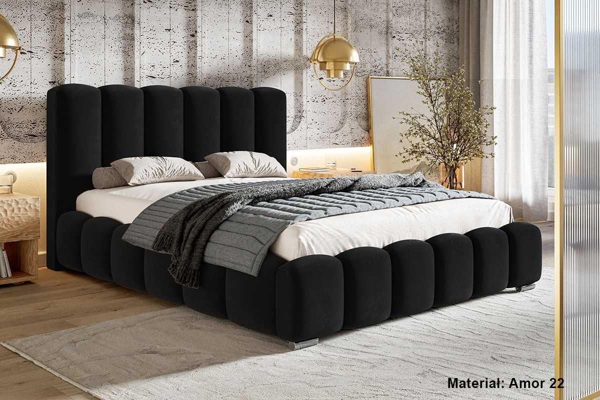 Łóżko tapicerowane bubble GRAND 160x200 180x200  dostawa w 2 tyogdnie