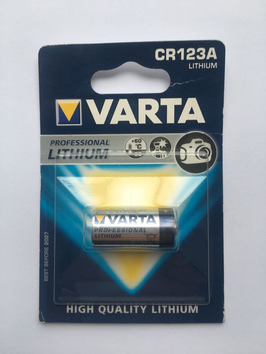 Батарейки Varta CR 123