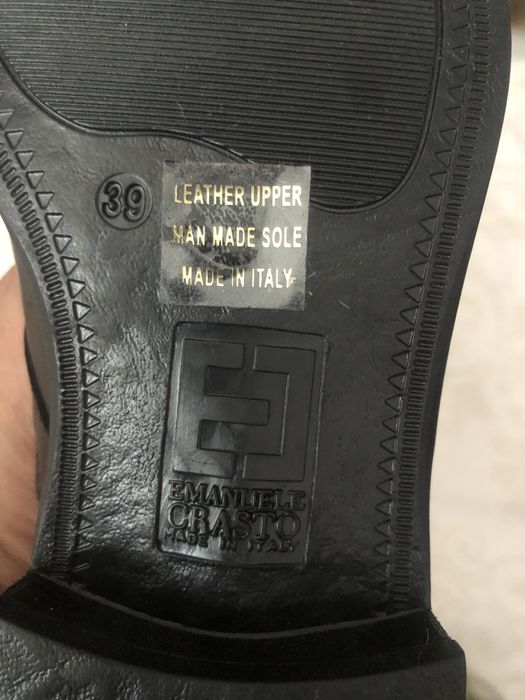 Черевики шкіряні жіночі Emanuele Grasto Італія