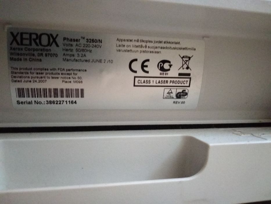 drukarka xerox phaser 3250 N