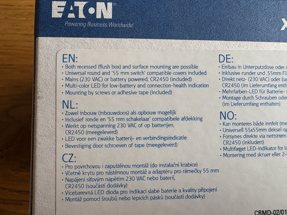 Uniwersalny czujnik ruchu EatonxComfort