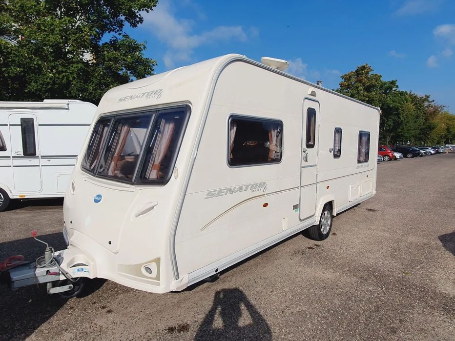 Przyczepa kempingowa  2008 Bailey Indiana Zarejestrowana 2 syp Łoże małżeńskie Mikrofala