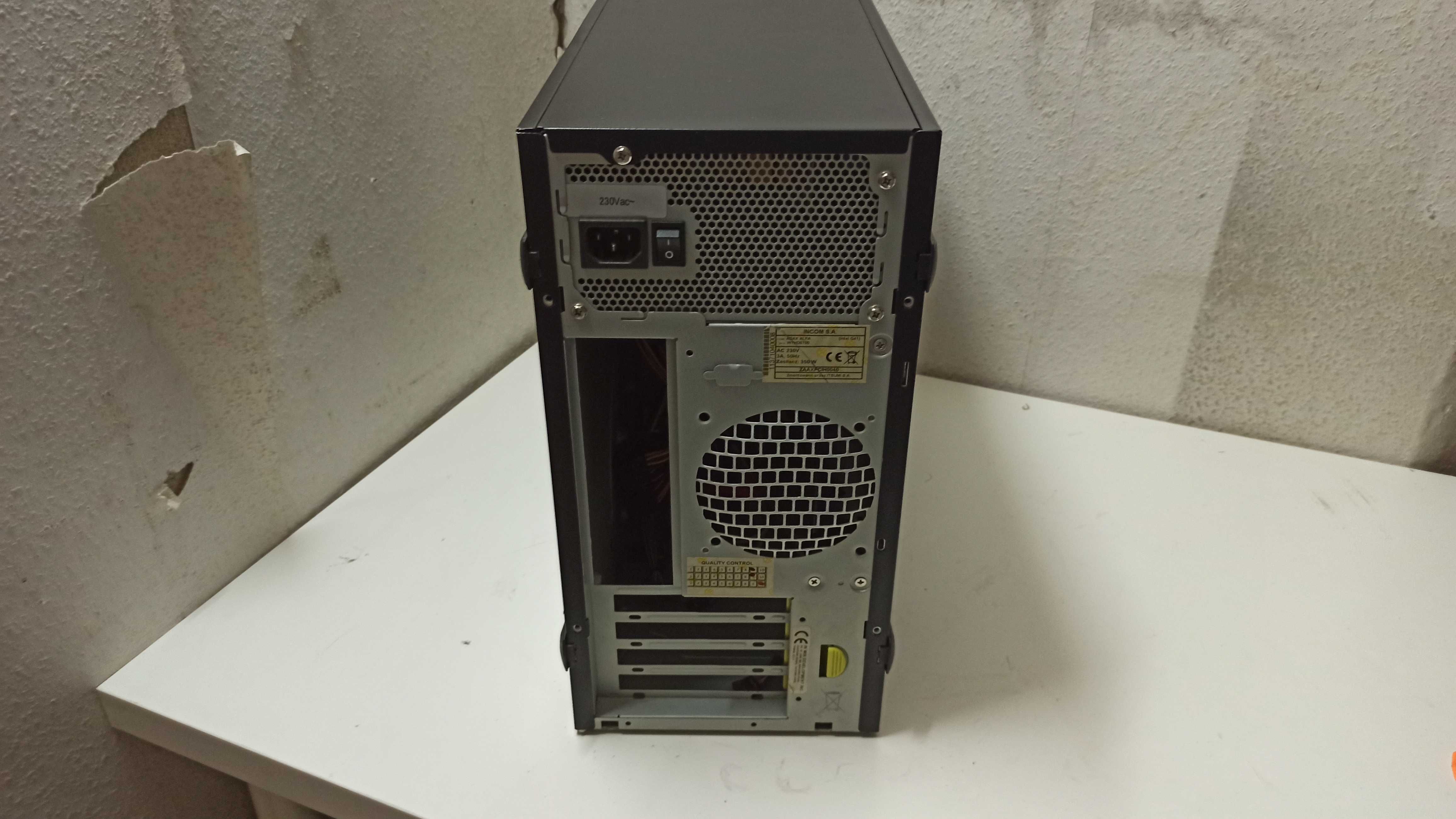 Obudowa Adax mini-tower wraz z stacją kart sd, cd i zasialczem 350W